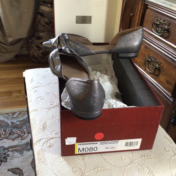 3xHP💝Donald J.Pliner Pennie Gunmetal Flats - Picture 9 of 9